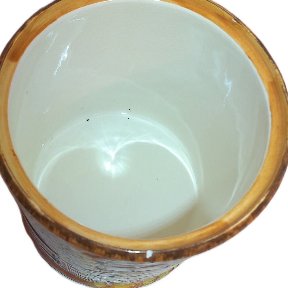 Vtg Price Kensington Cottage Ware Ye Old Cottage Biscuit Barrel Canister - Picture 6 of 9